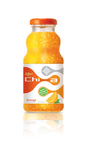 250毫升橙味奇亚籽饮料
